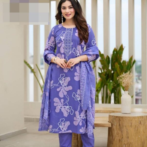 Pretty Cotton Salwar Kameez 4